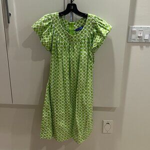 Green Three Islands Dress